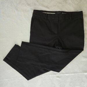 Ann Taylor Classic Black Straight Leg Petite Neutral Pants Size 6P